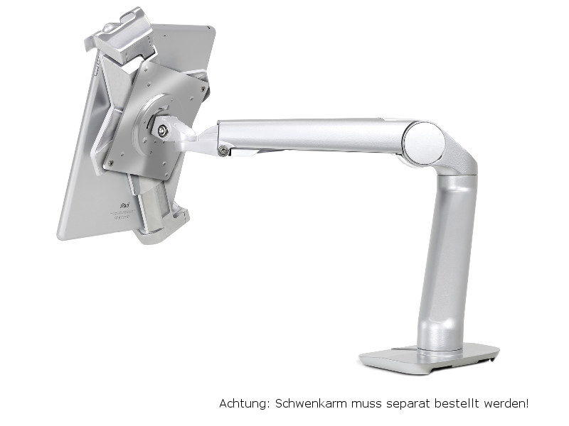 Ergotron 45-460-026 verschließbare Tablethalterung Rückansicht Schwenkarm