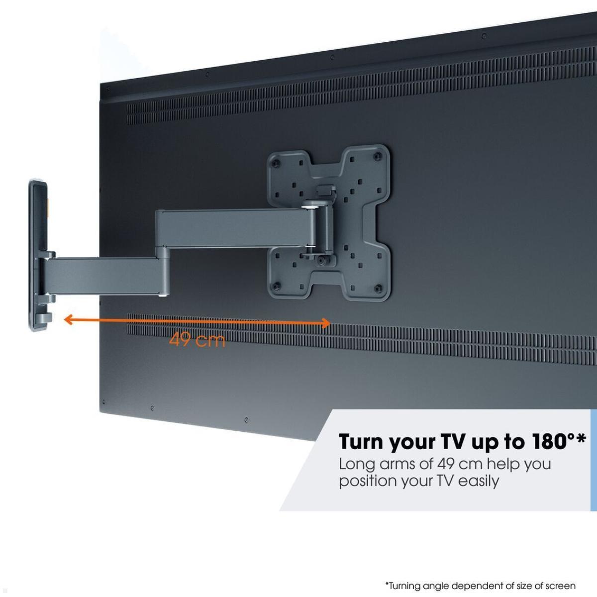 Vogels COMFORT TVM 3245B schwenkbare TV Wandhalterung 19 - 43 Zoll, schwarz 180° Schwenkbereich