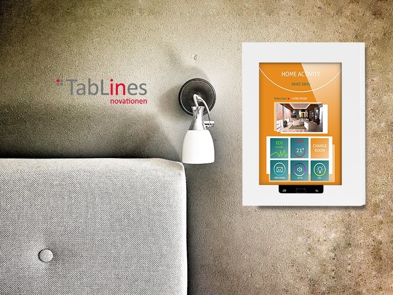 TabLines TSG051W Tablet Schutzgehäuse für Samsung Tab A 10.1, HB, weiß im Smart Home