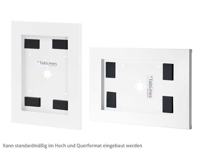 TabLines TSG016W Tablet Schutzgehäuse für Apple iPad Air 2, weiß Hoch- und Querformat