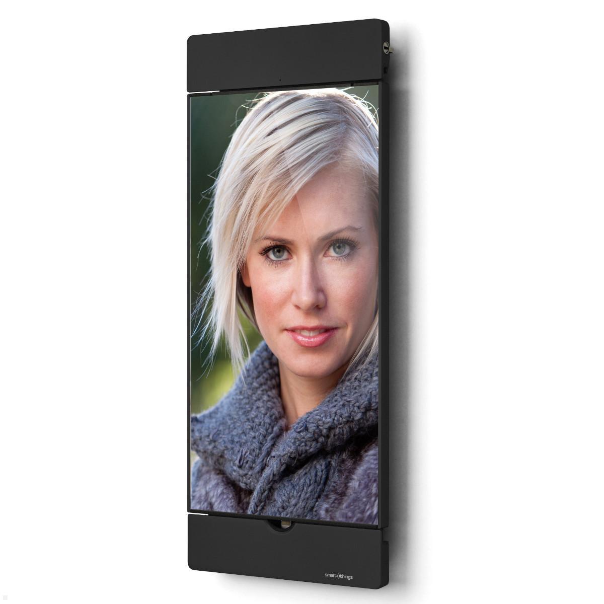 smart things sDock A10 iPad Wandhalterung 10.2 / 10.5 (s21 b), schwarz, Portraitformat