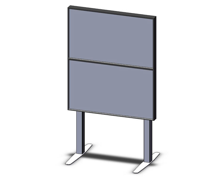 MonLines Videowall Monitor Standfuß 1H x 2V