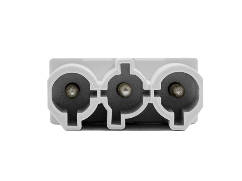 Bachmann Gerätestecker Schraubanschluss, GST18i3 weiß (375.517) Stecker