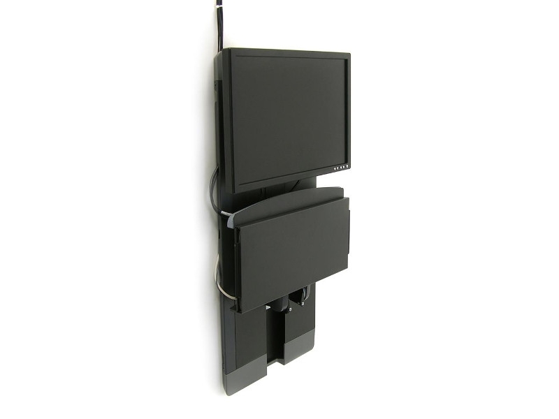 Ergotron StyleView Vertical Lift TV Wandhalterung (60-593-195) eingeklappt