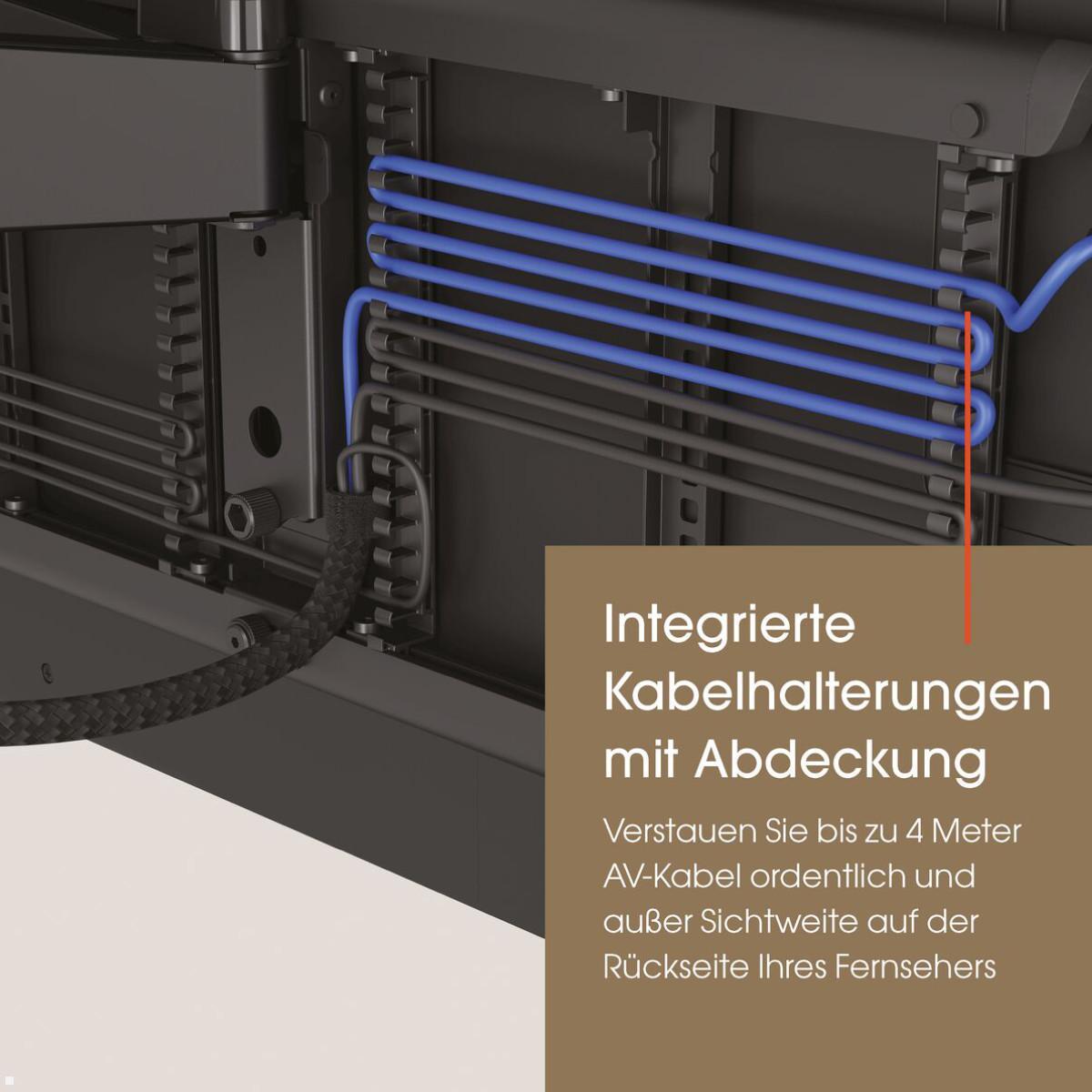 Vogels SIGNATURE TVM 7675 elektrische TV Wandhalterung 40-77 Zoll, Kabelmanagement