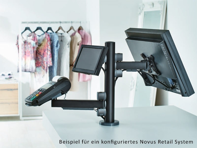 Novus  POS Solutions Connect M 200 Tragarm (852+2835+000), anthrazit Anwendungsbeispiel