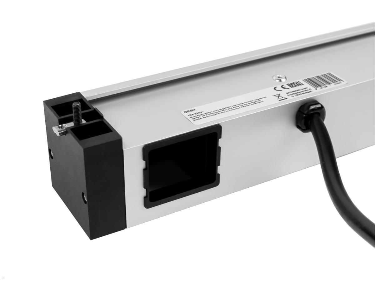 Bachmann DESK RAIL, 2x Steckdose, 1 USB-C Charger 60W, 1 CM (941.306),  Unterseite