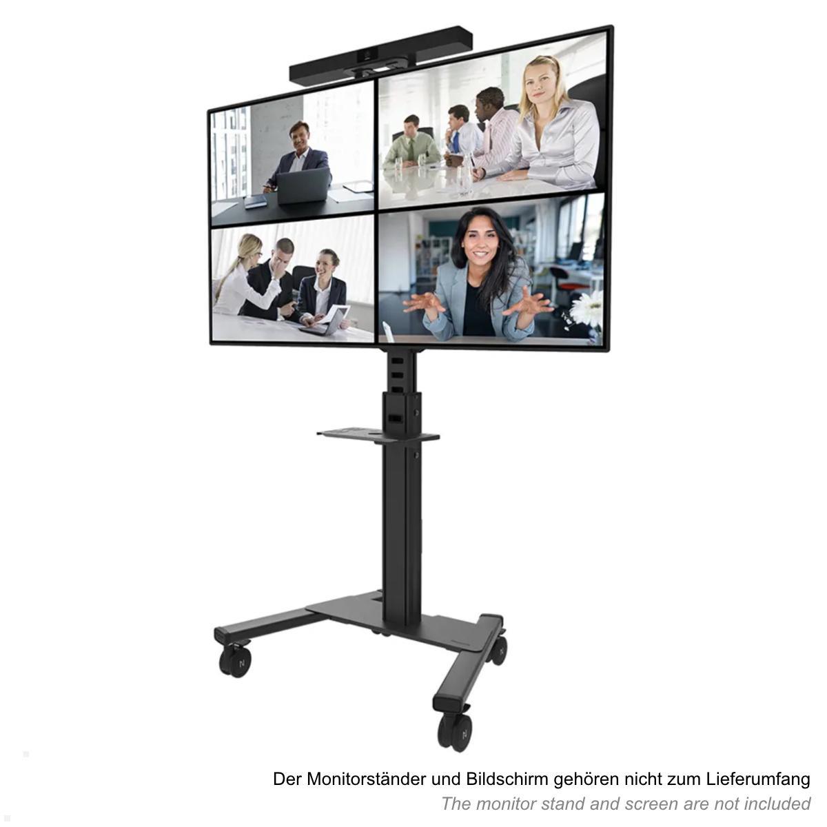 Neomounts Zubehör AV1-825BL Videobar & Multimedia-Kit für FL50S-825BL1, Anwendungsbeispiel