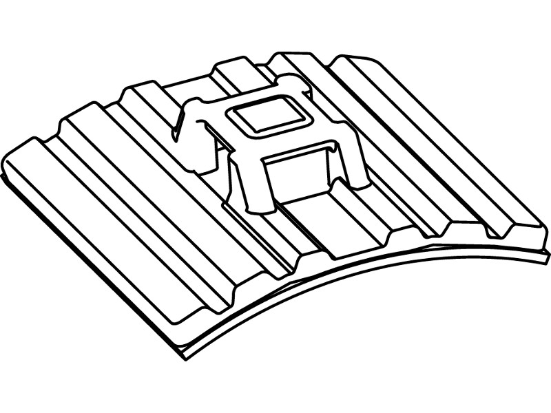 HellermannTyton Befestigungssockel FMB4APT-I (151-01527) schwarz Klebevariante