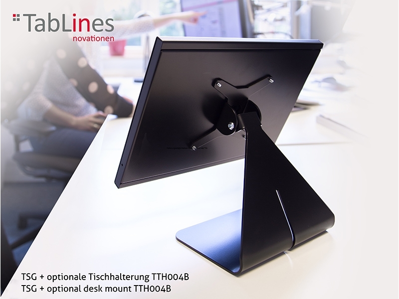 TabLines TSG001B Tablet Schutzgehäuse für Apple iPad 1, schwarz Büro