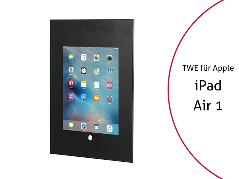 TabLines TWE051B Tablet Wandeinbau für Apple iPad Air 1 HB