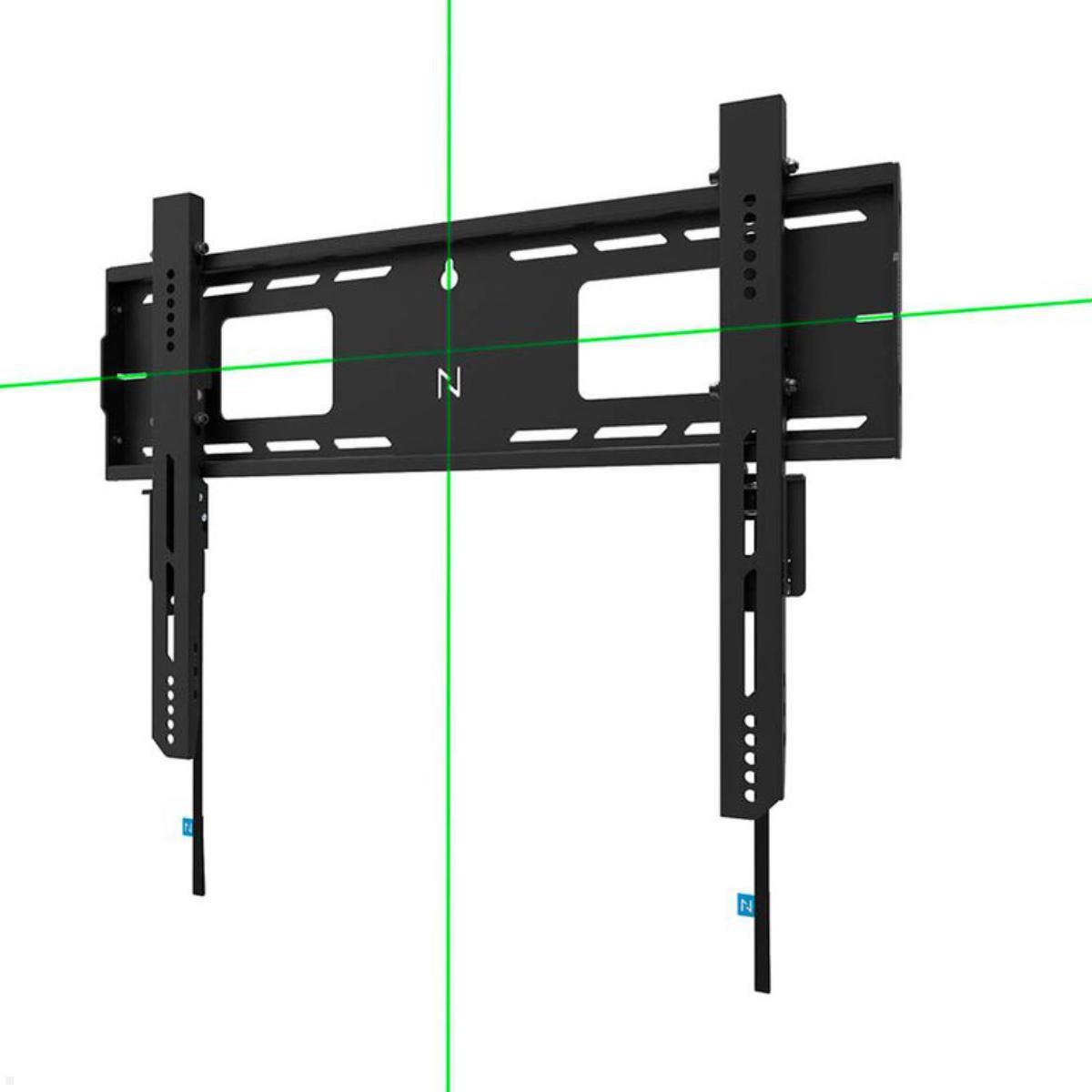 Neomounts Level WL30-750BL16 flacher Schwerlast TV Wandhalter 42 - 86 Zoll, 125 kg, schwarz Achsen