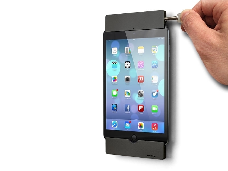 smart things sDock Mini iPad Wandhalterung schwarz diebstahlsicher