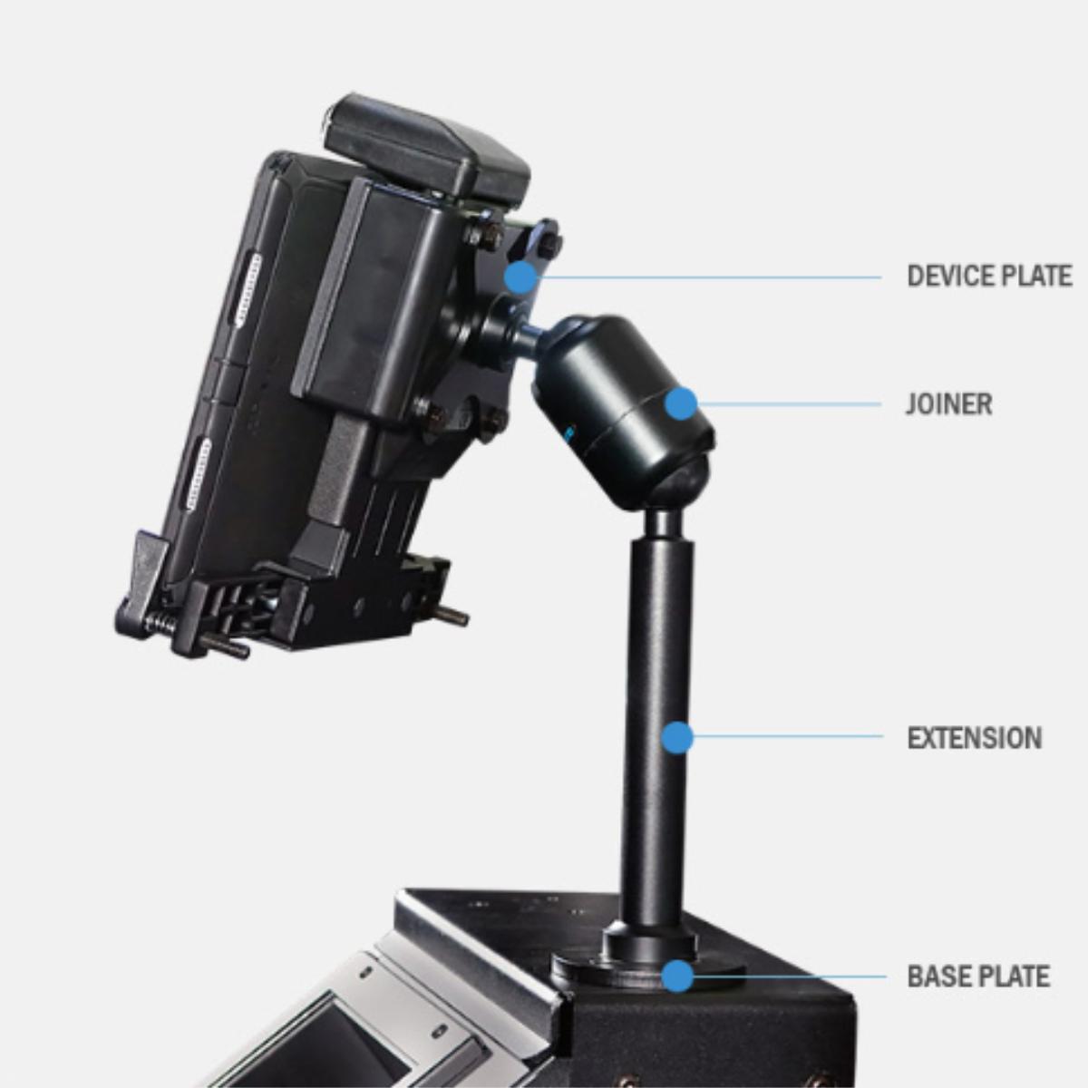 Zirkona VESA 75mm Grundplatte für Halterungssysteme, Zirkona Halterungssystem, Bausteine