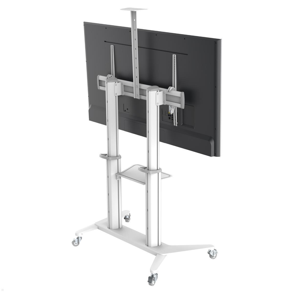 PureMounts PDS-0013C TV Ständer mit Rollen bis 120 Zoll, Rückansicht