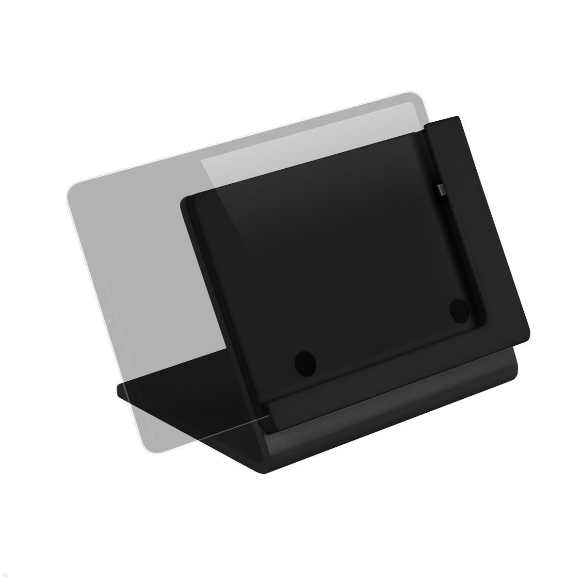 TabLines TTP012B Tabletständer Tisch Plug für iPad Pro 13 (M4), schwarz elegantes Design