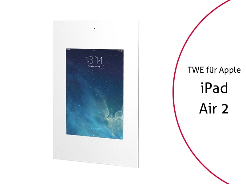 TabLines TWE055W Tablet Wandeinbau für Apple iPad Air 2 DS