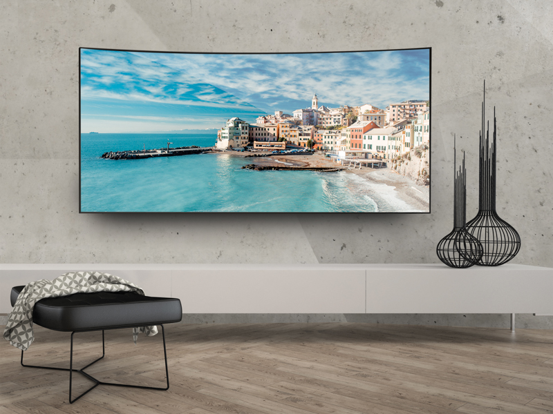 B-Tech BT8432 flache TV Wandhalterung neigbar 49"-80"