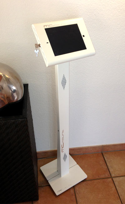 McMount - Floor Stand - für Apple iPad 1-2-3-4 in weiß