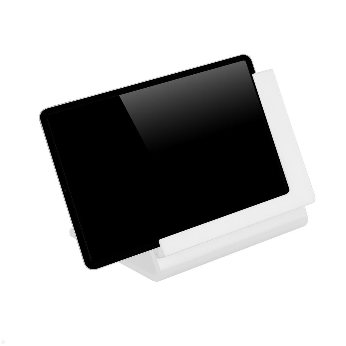 TabLines TTP005W Tabletständer Tisch Plug für iPad 10.9 (10. Gen.), weiß, Anwendung (Tablet nicht enthalten)