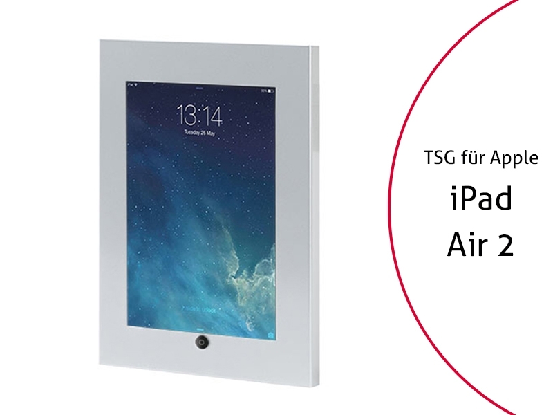 TabLines TSG037S Schutzgehäuse für Apple iPad Air 2, HB, silber