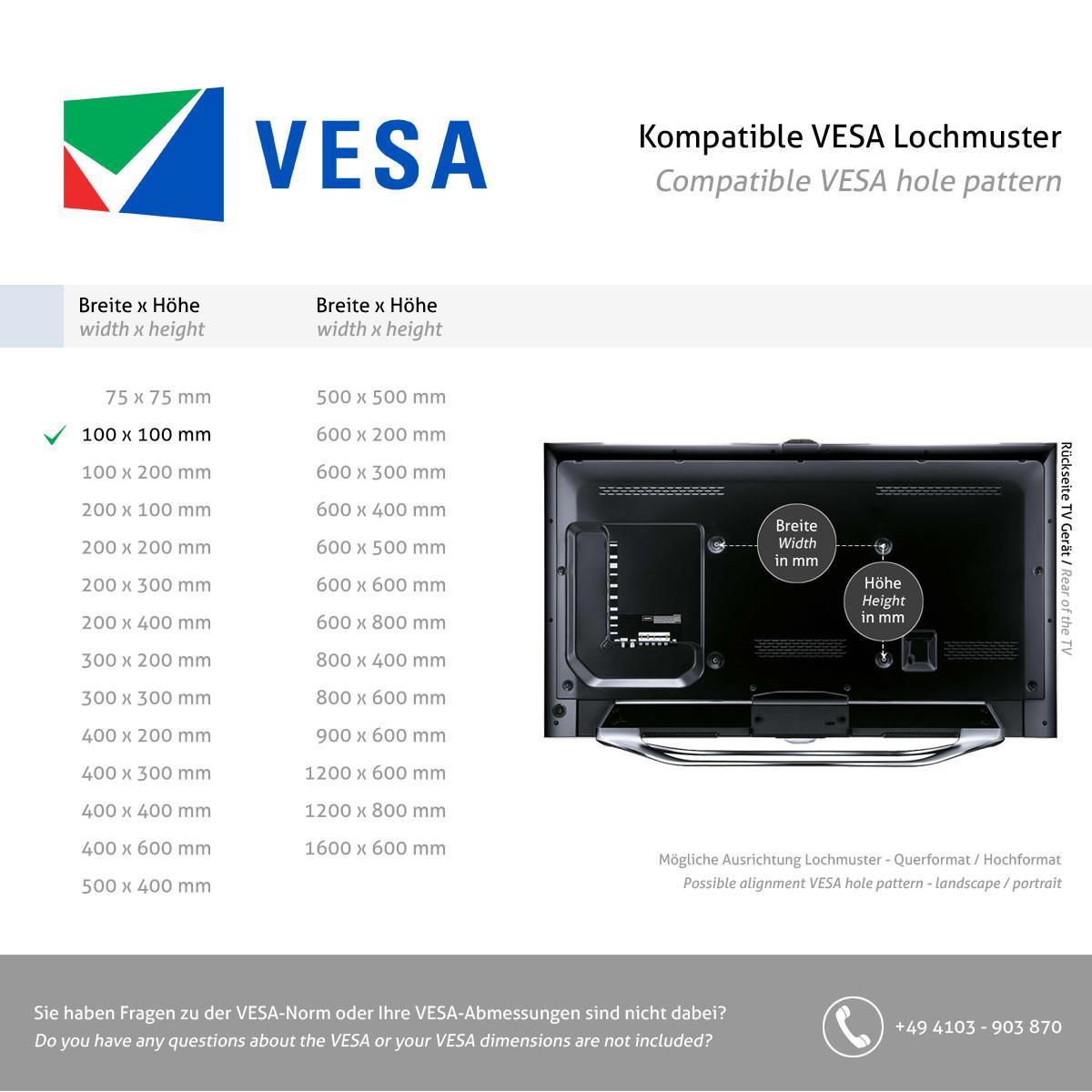 VESA Adapter MonLines V081 für Lenovo IdeaCentre AIO 3 - VESA Standard