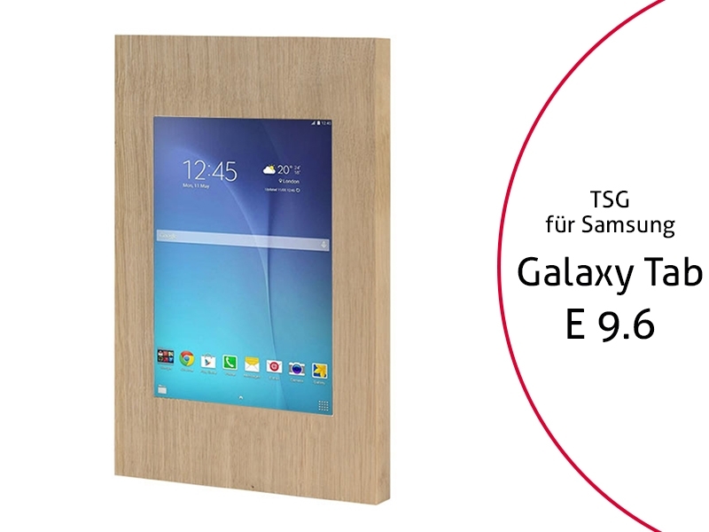 TabLines TSG029O Tablet Schutzgehäuse für Samsung Tab E 9.6, Eiche