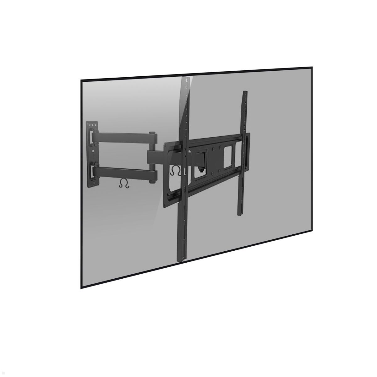 MonLines MWH021B schwenkbare TV Wandhalterung 37 bis 70 Zoll, schwarz