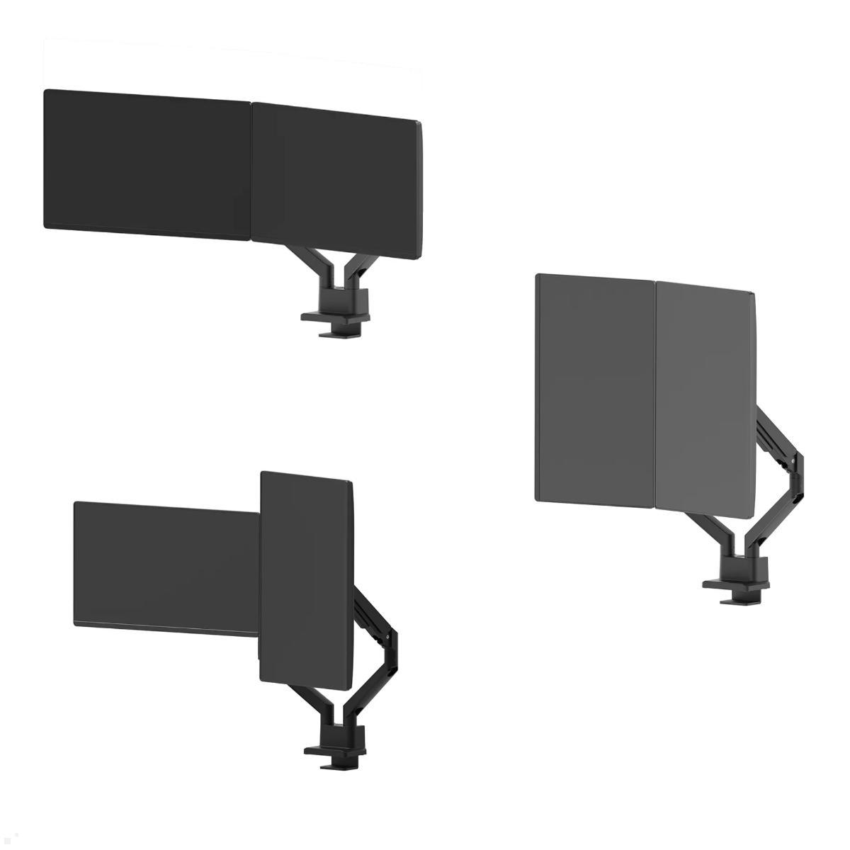 Neomounts DS70-250BL2 Monitorhalter für 2 Monitore, schwarz Anwendungsmöglichkeiten