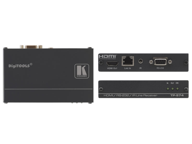 Kramer TP-574 HDMI, Bidirectional RS−232 & IR over Twisted Pair Receiver