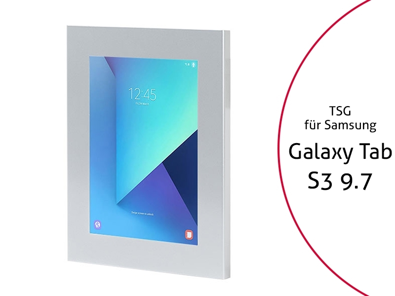 TabLines TSG043S Tablet Schutzgehäuse für Samsung Tab S3 9.7, silber