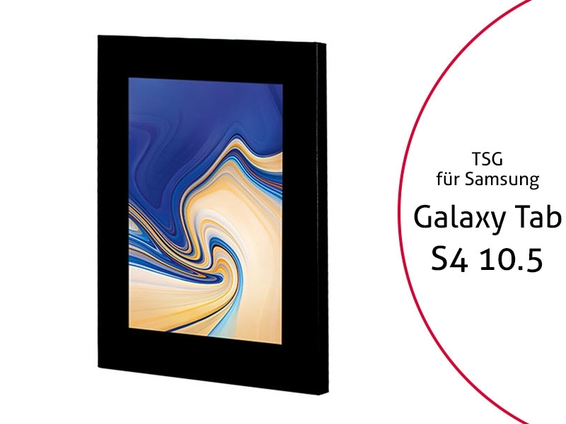 TabLines TSG056B Tablet Schutzgehäuse für Samsung Tab S4 10.5, schwarz