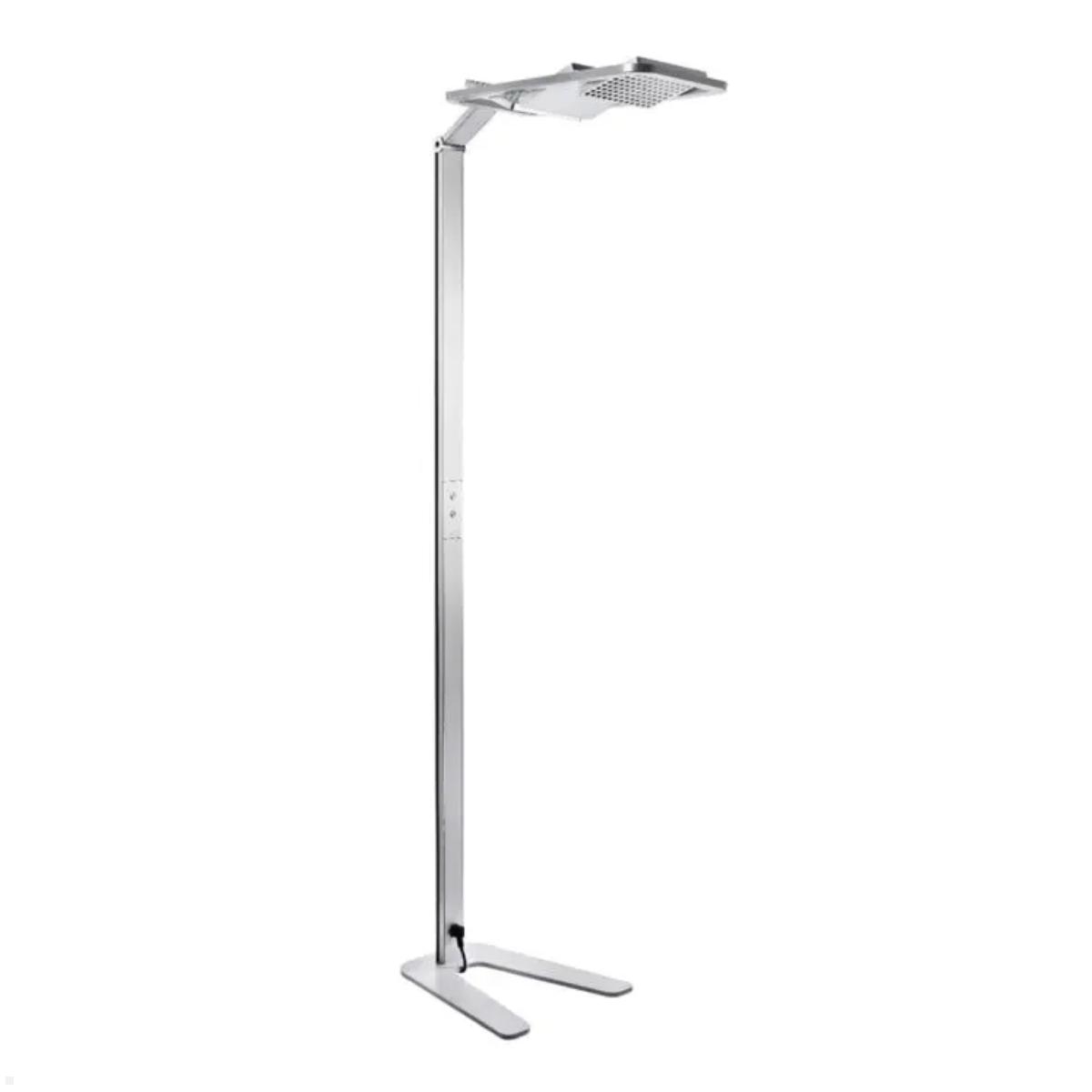 Novus Attenzia space active HCL BT LED Stehleuchte, silber (740+6199+001)