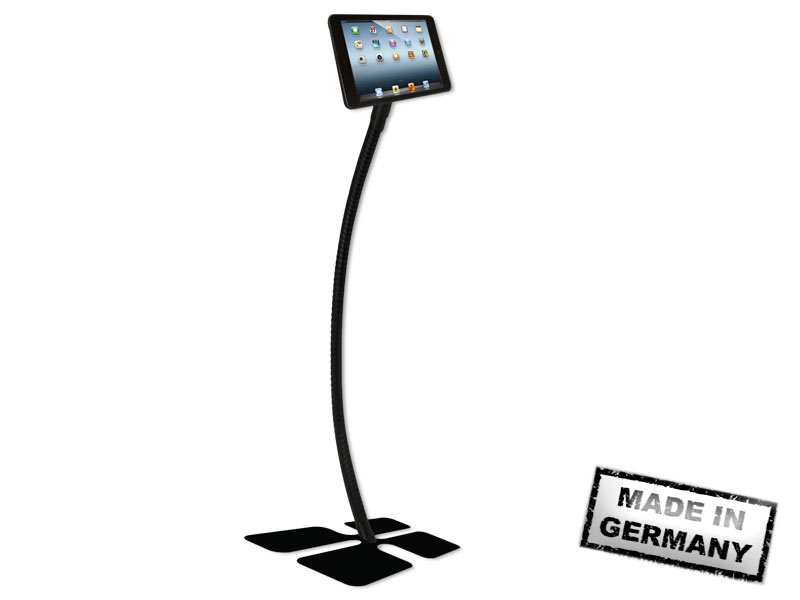 McMount iRackX Floorstand für iPad mini, schwarz