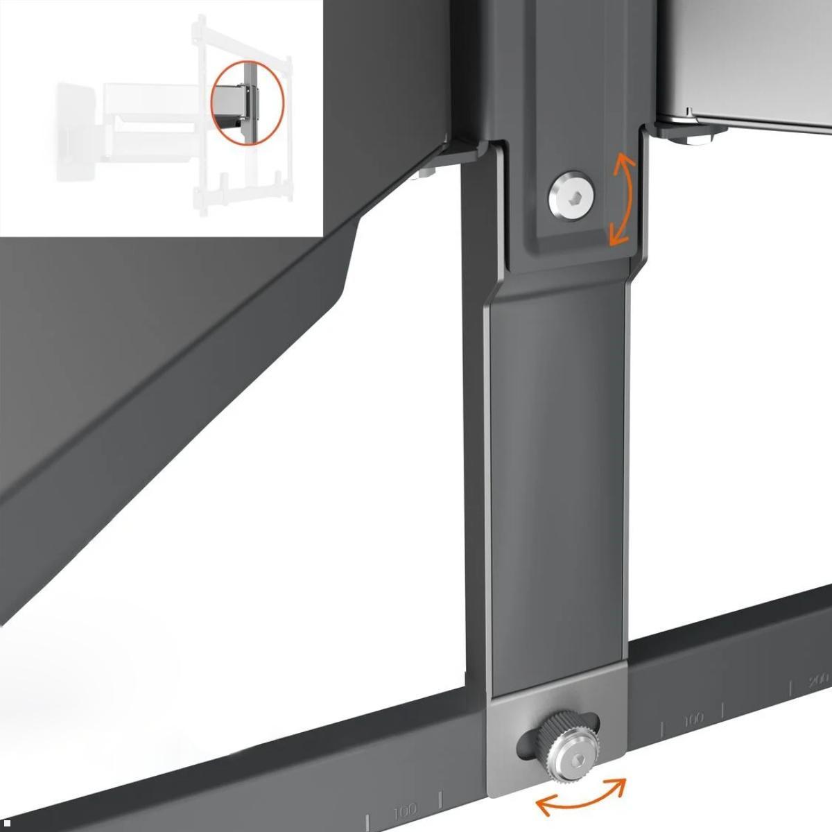 Schwenkbare TV Wandhalterung  55 - 100 Zoll Vogels TVM 5855, Feinjustierung