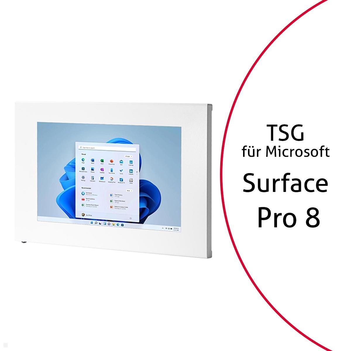 TabLines TSG083W Tablet Schutzgehäuse für Microsoft Surface Pro 8, weiß