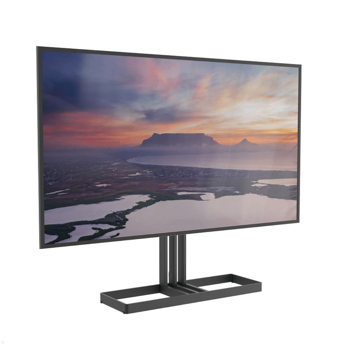 Cavus EDGE100B64 TV Bodenständer 1000 mm Säule VESA 600x400, schwarz ModernLiving