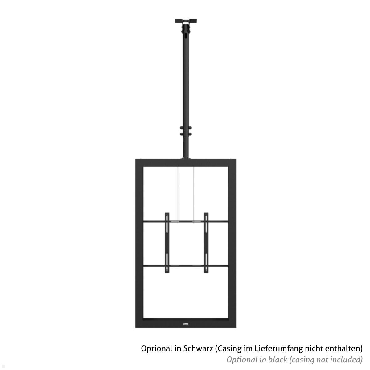 SMS Func Ceiling TM Monitor Deckenhalterung für Casing, weiß (02-118-4) mit Casing Box