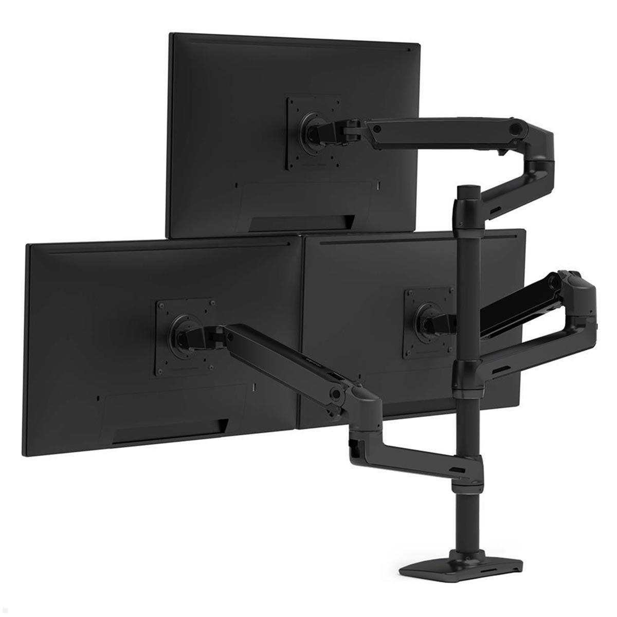 Ergotron LX Monitorhalterung für 3 Monitore 40 Zoll, schwarz (45-509-2243), Rückseite