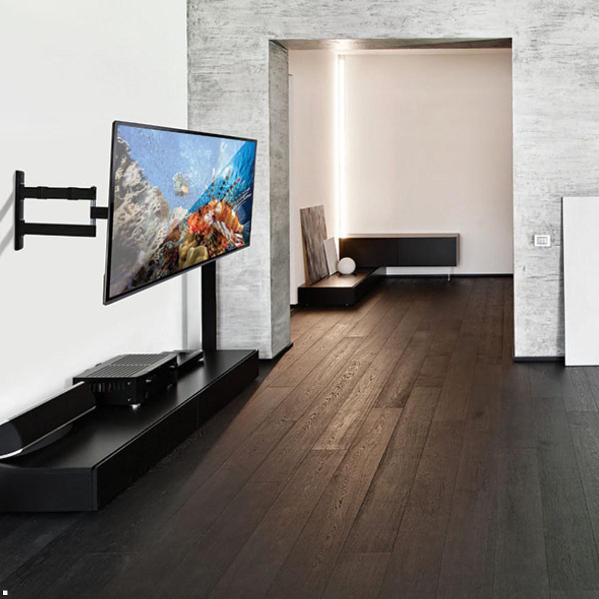 B-Tech BT7515/PB schwenkbare TV Wandhalterung bis 47 Zoll, drehbar, schwarz Anwendung Modern LIVING