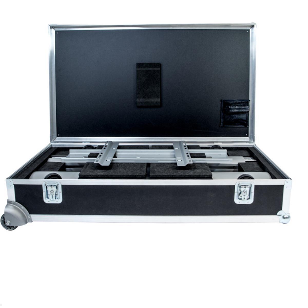 SMS Messekit Set Monitor Standfuß Icon FH T 2000 C (2-teilig) + Transportcase, leichter Transport