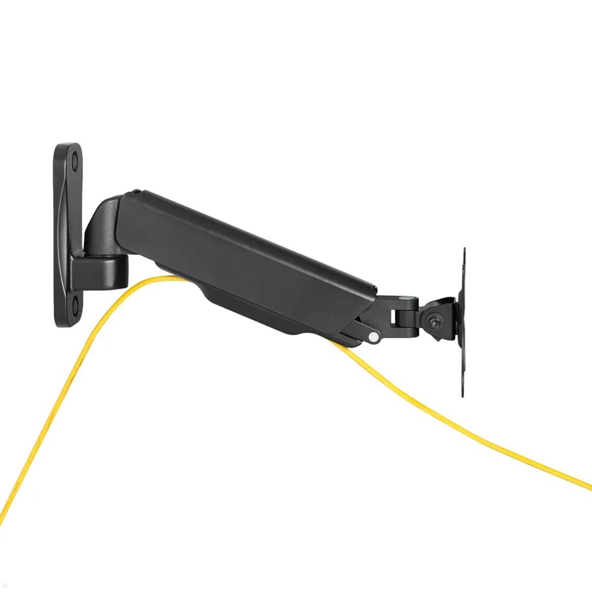 Neomounts WL70-440BL11 schwenkbare Monitor Wandhalterung 17-32 Zoll, Kabelführung