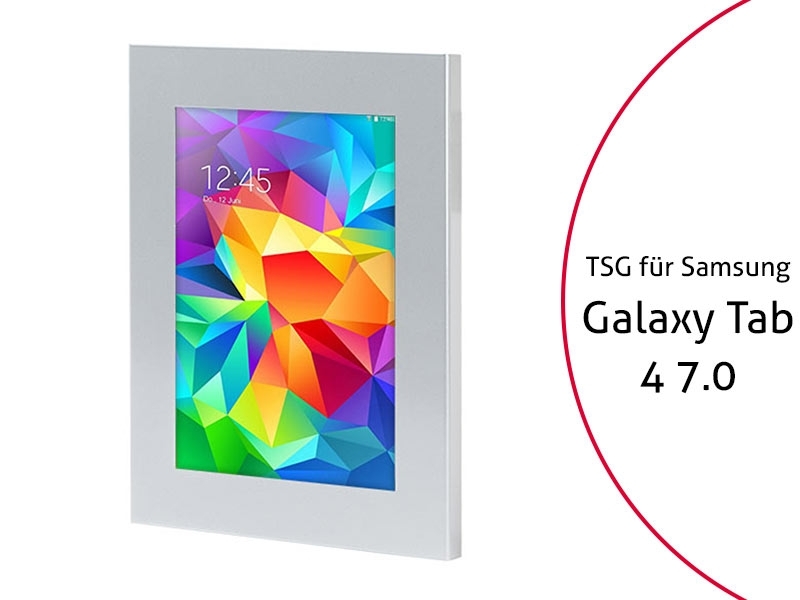 TabLines TSG017S Tablet Schutzgehäuse für Samsung Tab 4 7.0, silber