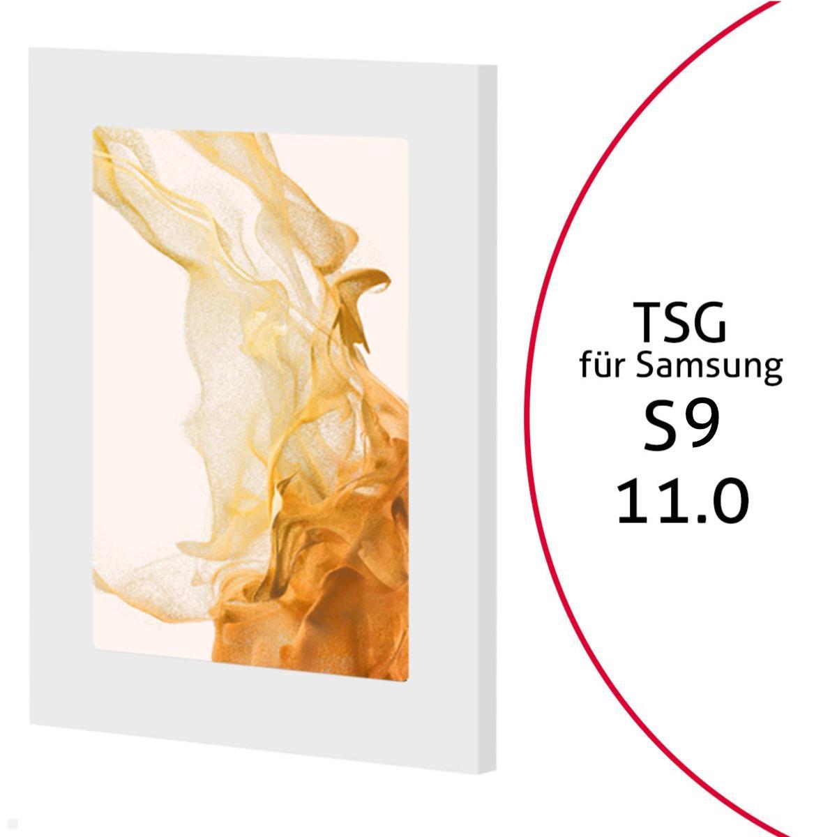 TabLines TSG093W Tablet Schutzgehäuse für Samsung Tab S9 11.0, weiß