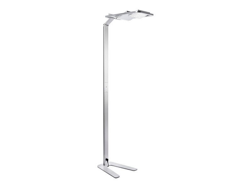 Novus Attenzia space+ LED Stehleuchte drehbar 4000K, silber (740+4199+000)