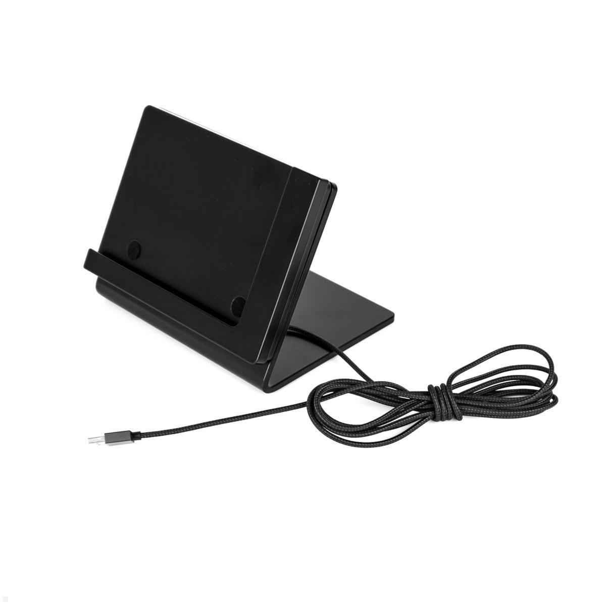 TabLines TTP002W Tabletständer Tisch Plug für iPad Pro 12.9 (5. Gen 2021), mit USB Kabel, Abb. ähnlich