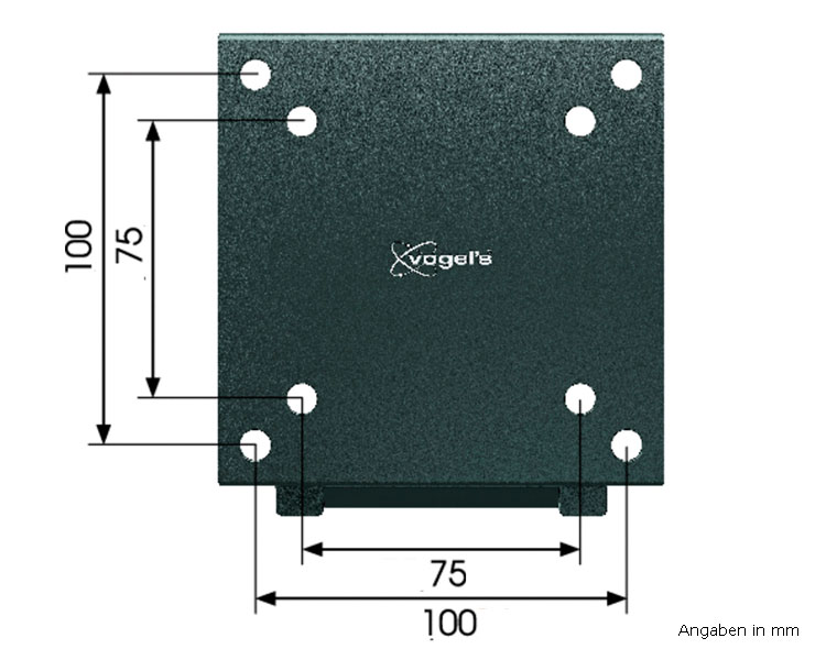 Vogel's TV Wandhalterung WALL 1005, schwarz