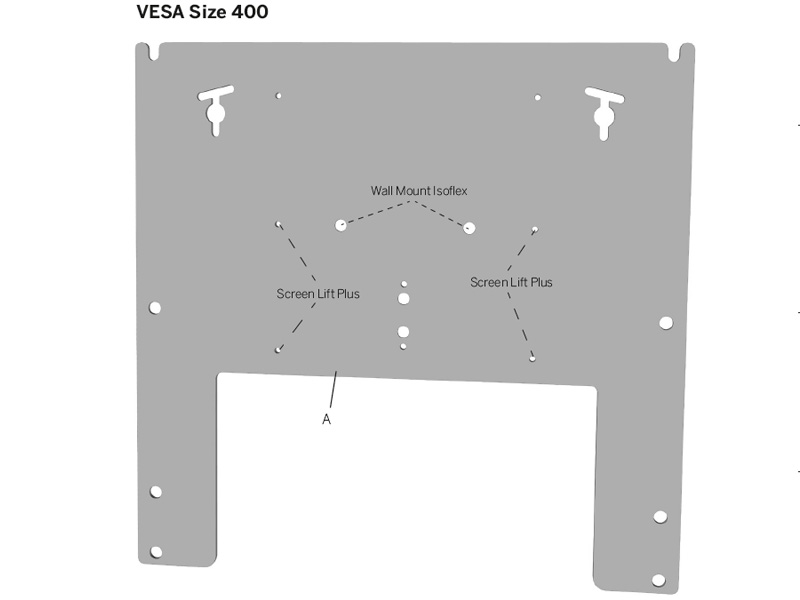 Loewe Wall Mount Slim / Vesa Size 400 (71361T20)