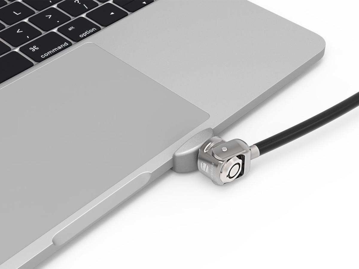 Compulocks Ledge Universal Laptop Adapter + Kabelschloss MacBook Pro 13“, 15" Sicherung beim Trackpad