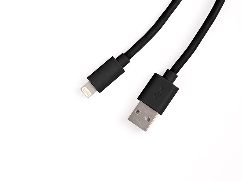 TecLines TUC010B USB Kabel für iPad (Lightning) 3m, schwarz Stecker